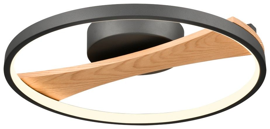 Потолочный светильник 42 см, 25W, Velante 450-047-01, черный