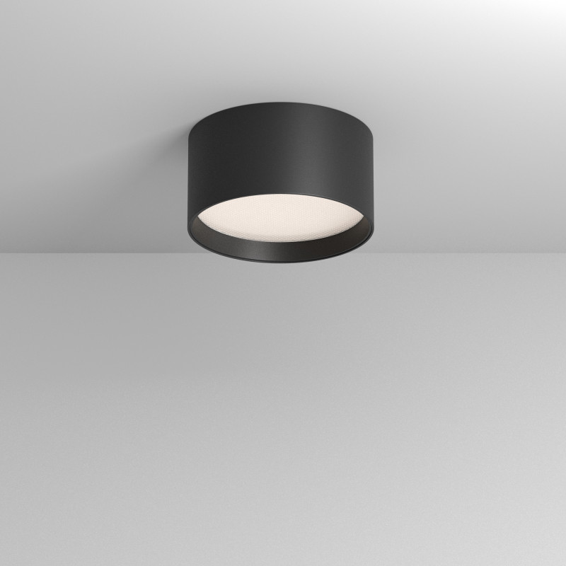 Светильник 12 см, 12W, 4000K, Maytoni Glare C091CL-12W4K-B, черный