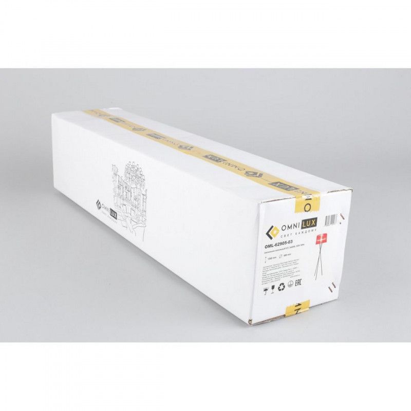 Торшер 48*159 см, 3*E27, 60W, Omnilux OML-629 OML-62905-03, черный