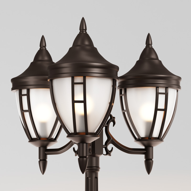 Садово-парковый светильник Maytoni Novara O026FL-03B, черный