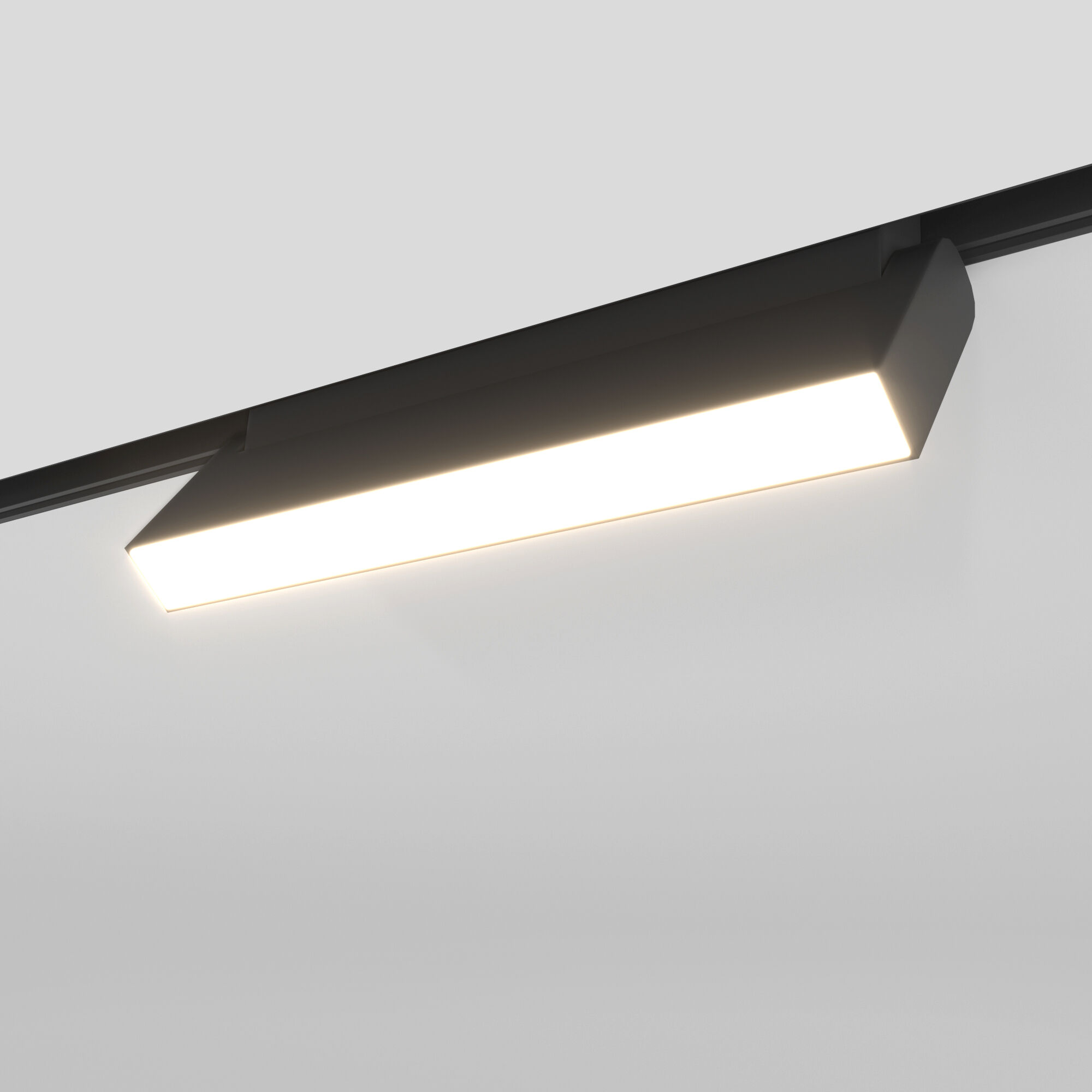 Трековый светильник LED 12W, 2700~6500 К, 10,1*22*2,3 см, черный, Elektrostandard Slim Magnetic 85082/01