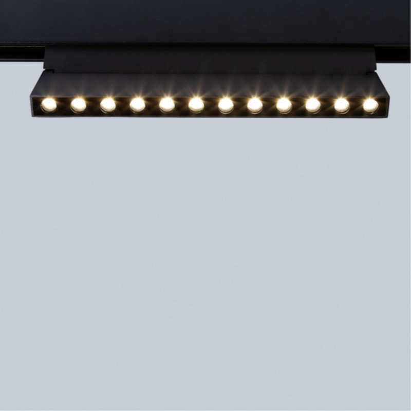 Трековый светильник 24*1,7 см, 1*LED*12W, 2700-6000К, Arte lamp Expert Черный A5746PL-1BK