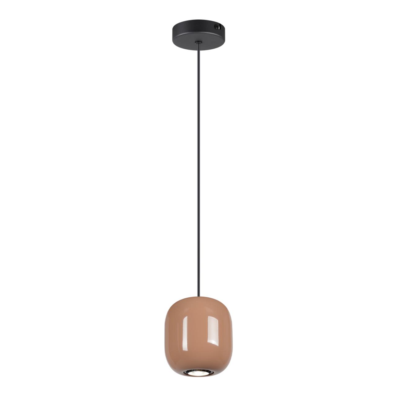 Подвес 12*12*120 см, 1 GU10*4W, Odeon Light Ovali, черный 5053/1G