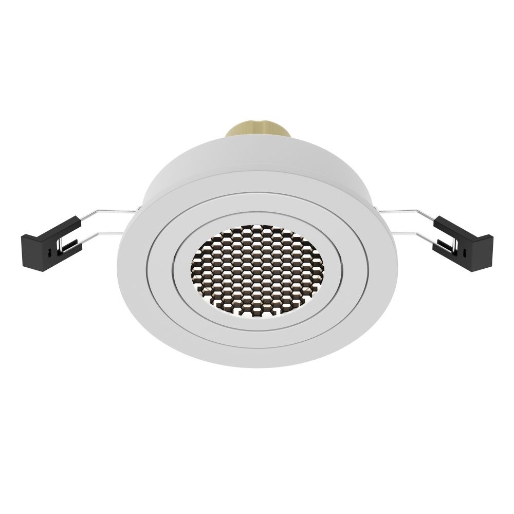Встраиваемый светильник *9,2*-2,5 см, 1*GU10*10W, Maytoni Technical Atom DL023-2-01W-1(N), Белый
