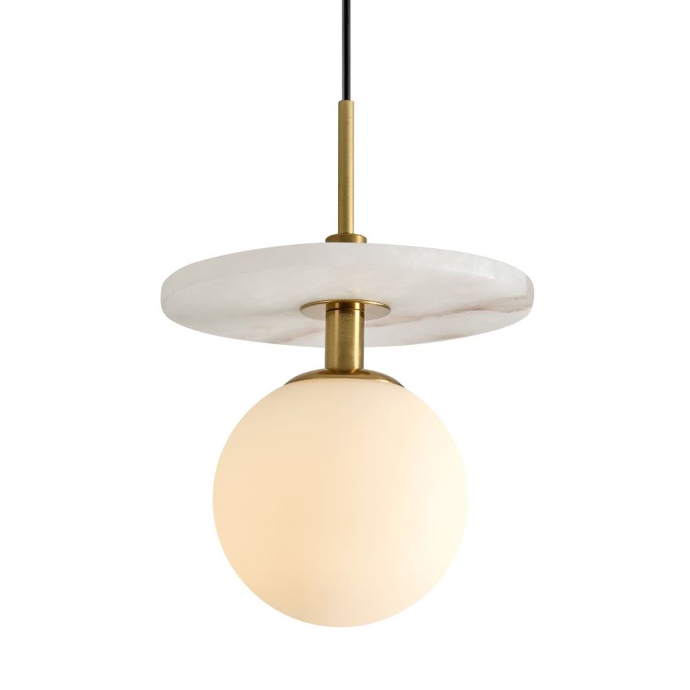 Подвесной светильник 12 см, Freya Cave FR5631PL-01BS, латунь