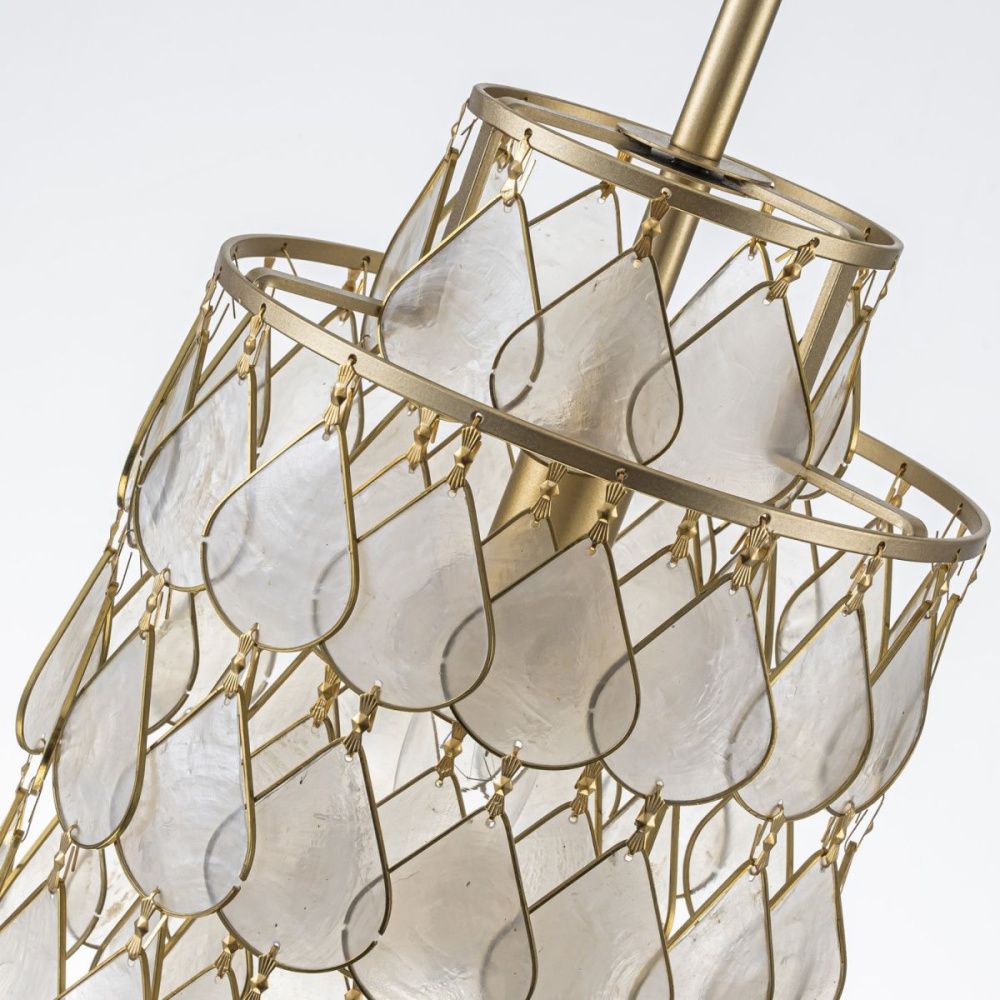 Подвесной светильник 20 см, Favourite Mollitia 4763-1P, золото