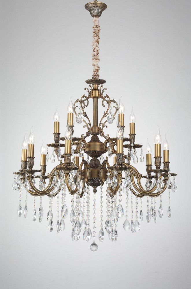 Люстра *84*150 см, 15*E14*60W, Lucia Tucci Barletta BARLETTA 1730.15 antique, бронзовый