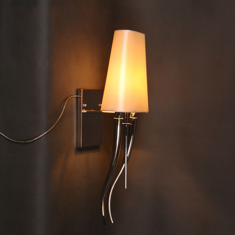 Бра Crystal Light Brunilde Ipe Cavalli H92 Silver/Black 32*32*32 см, 2*E27*60W, ImperiumLoft 44.198, Серебристый