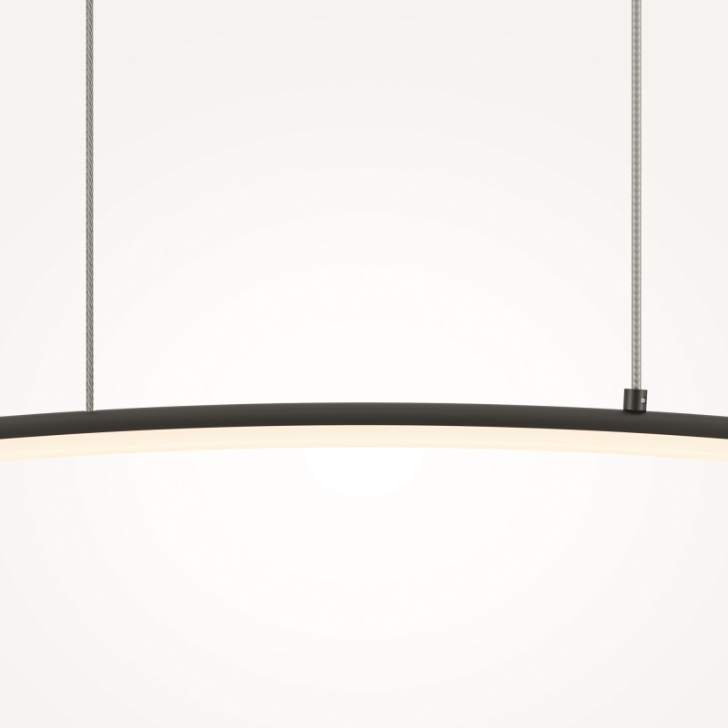 Подвесной светильник 98*7*305,7 см, LED, 15W, 3000К, Maytoni Light Reflection MOD243PL-L18BK черный