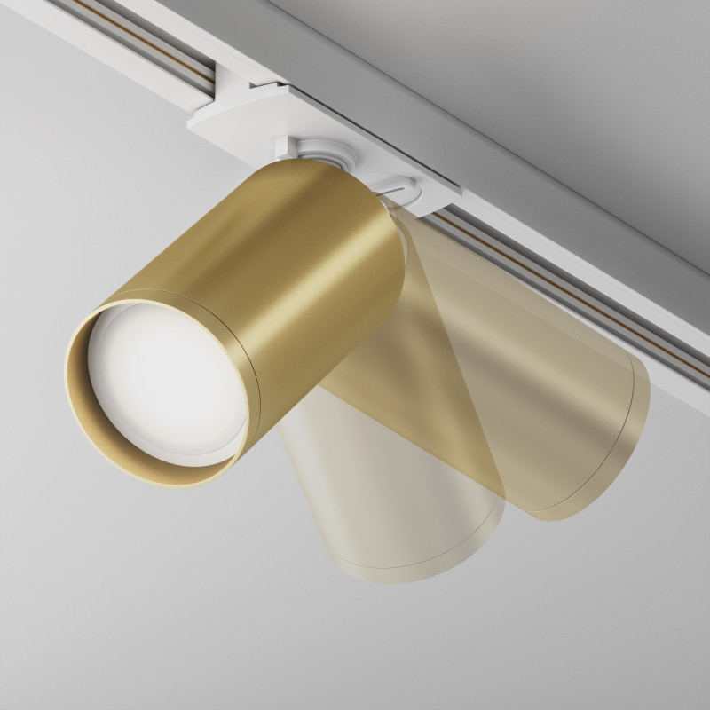 Светильник 5 см, Maytoni Focus S TR020-1-U-GU10-WMG, белый-матовое золото
