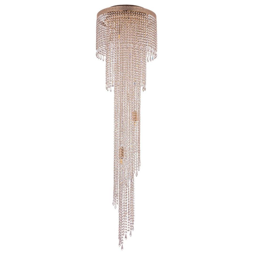 Люстра потолочная *60*200 см, 16*E14*40W, Arti Lampadari Santa Gold Santa E 1.8.60.600 G, золотой
