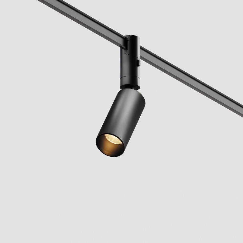 Трековый магнитный светильник 4 см, 5W, 3000K, Maytoni Focus Led TR201-1-5W3K-M-B, черный