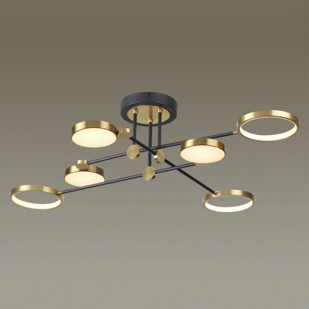 Потолочная светодиодная люстра Диаметр 100 см 60 вт Odeon Light Denzel 4320/60CL