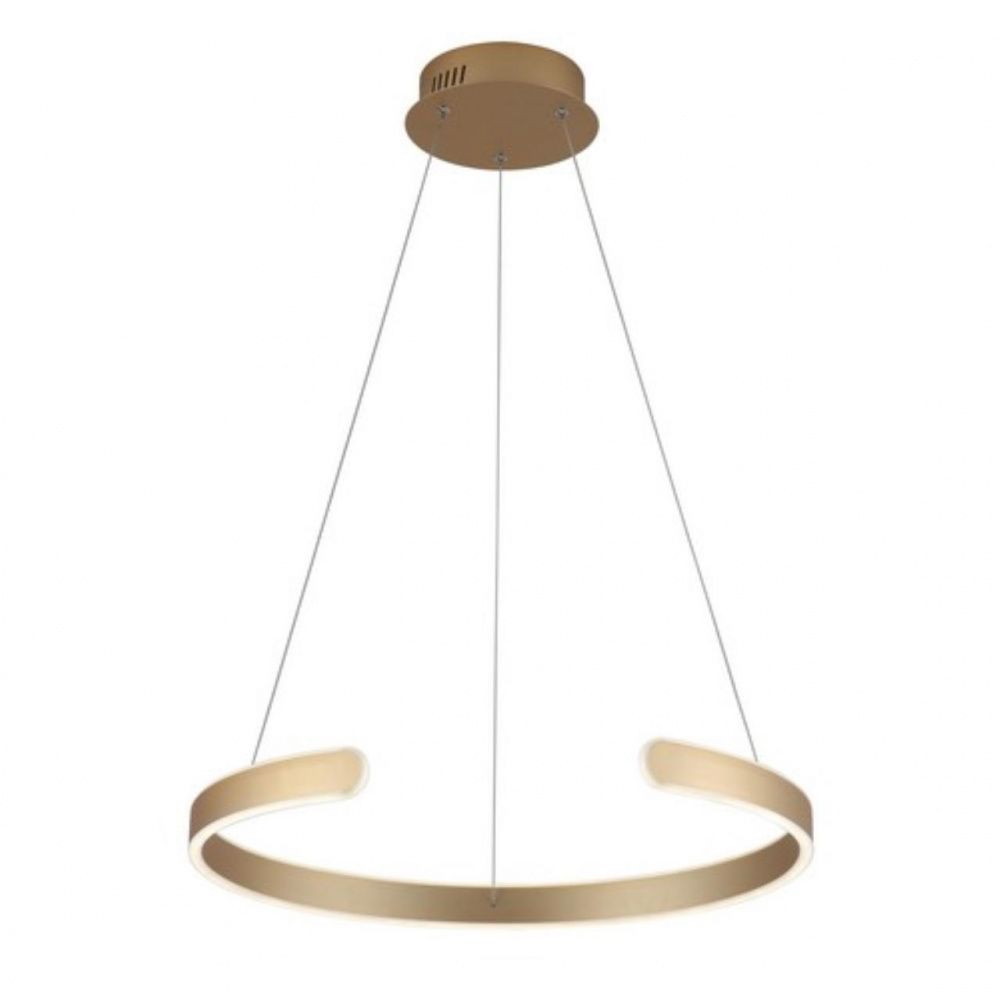 Подвесной светодиодный светильник Arte Lamp Helios A4050SP-1SG золото, диаметр 60 см