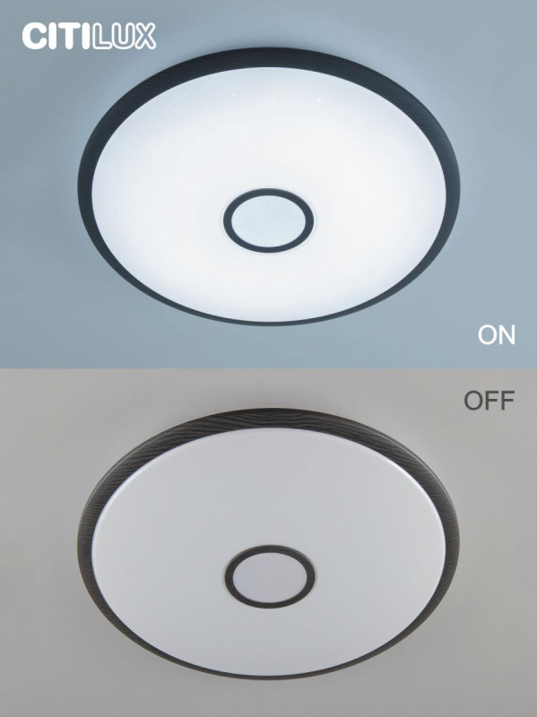 Светильник 67 см, 115W, 3000K-5500K Citilux Старлайт Смарт CL703A105G коричневый