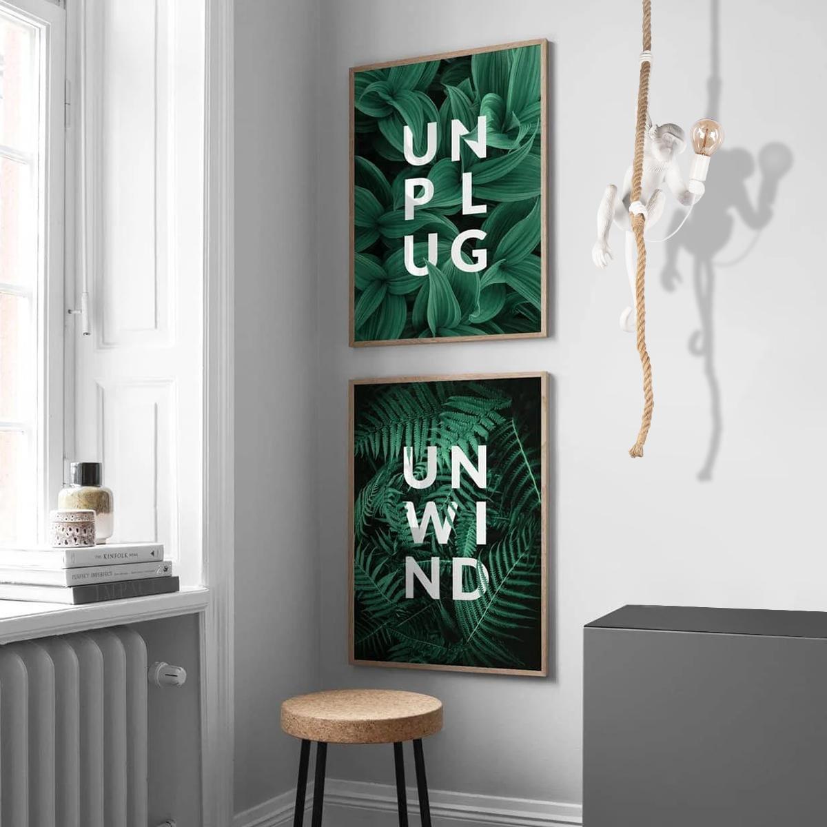 Подвесной светильник 35*35*72 см, 1*E27*40W LOFT IT Monkey 10314P белый
