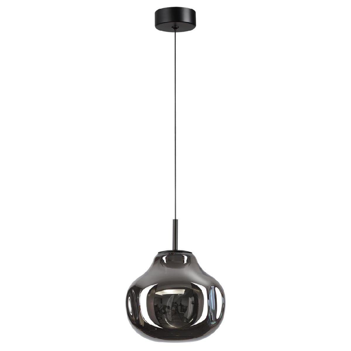 Подвесной светильник 16 см, 4W, 4000K, Odeon Light Pendant Vaso 5097/4LC, черный