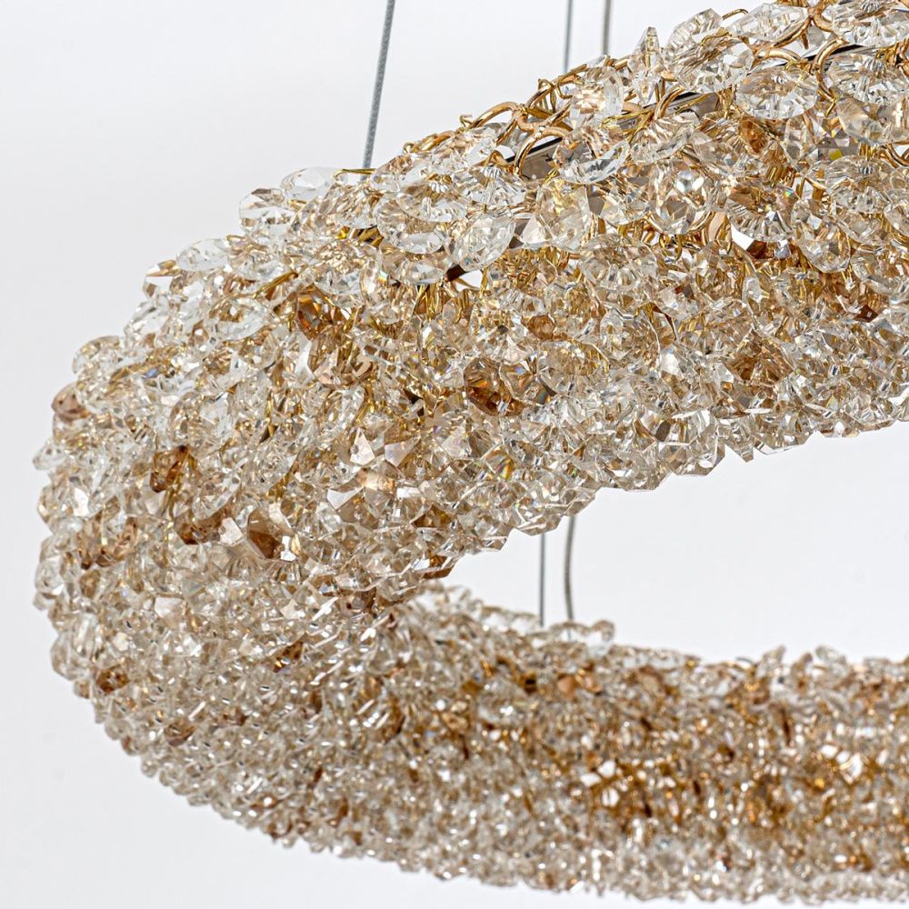 Подвесной светильник 60*30/100 см, LED 120W 2700-4600К MODESTYLE MS.6000.600 GD золото