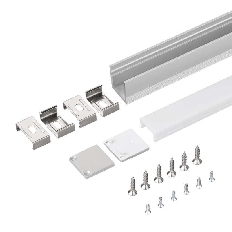 Профиль Arlight 036836 200*2*2 см. Цена указана за 1 комплект.  экран в комплекте