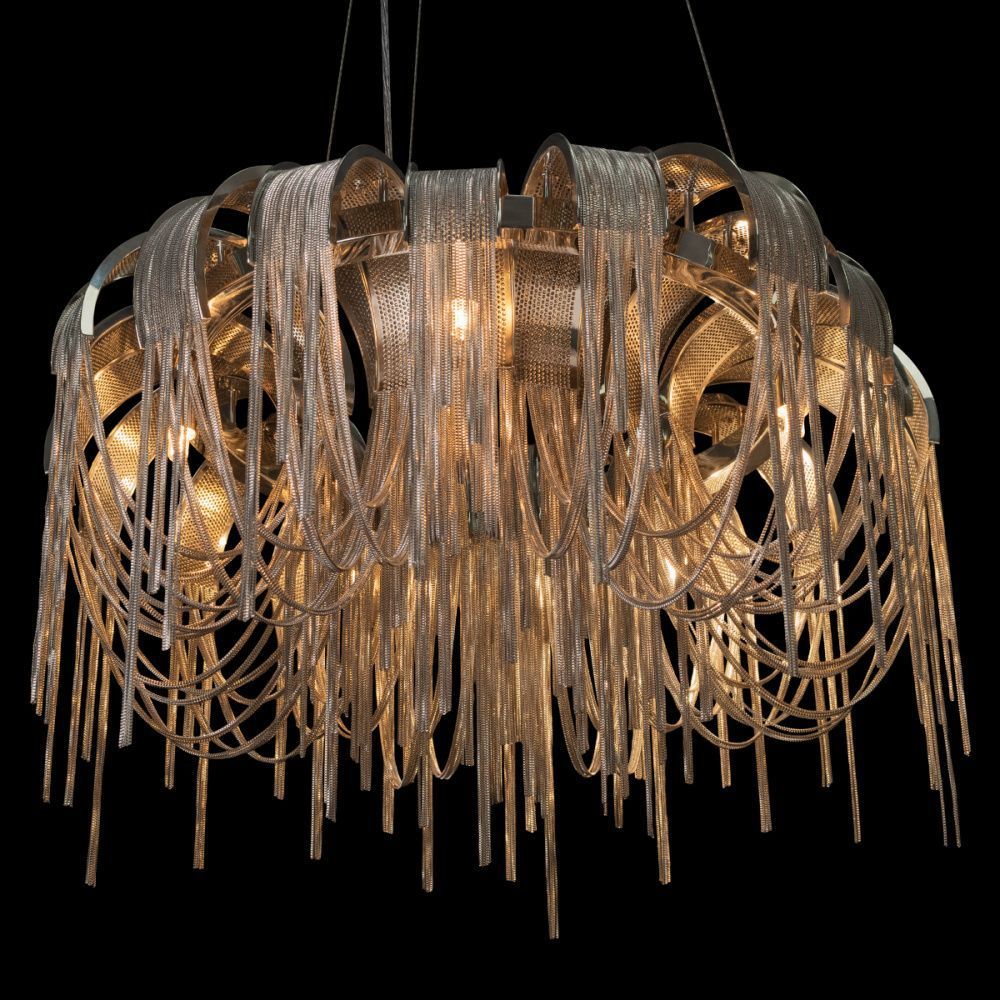 Подвесная люстра 65 см, Loft IT Volver 10404/650 SN, никель