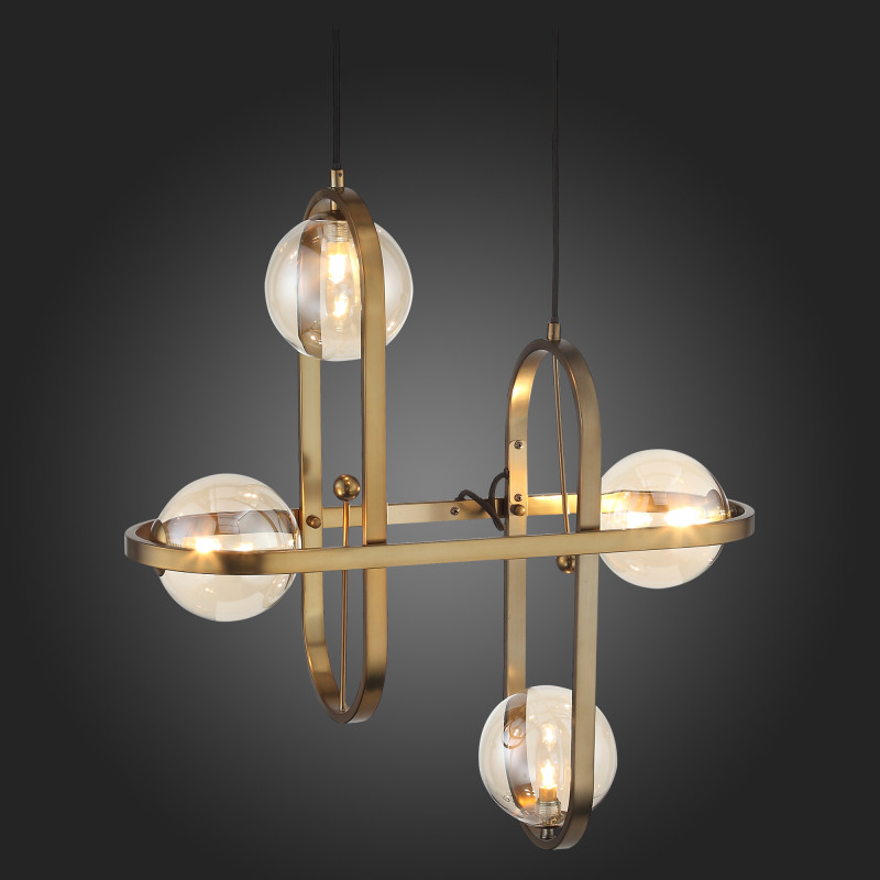 Светильник подвесной 60*20 см, ST LUCE CIRCONO SL1201.203.04 Бронзовый