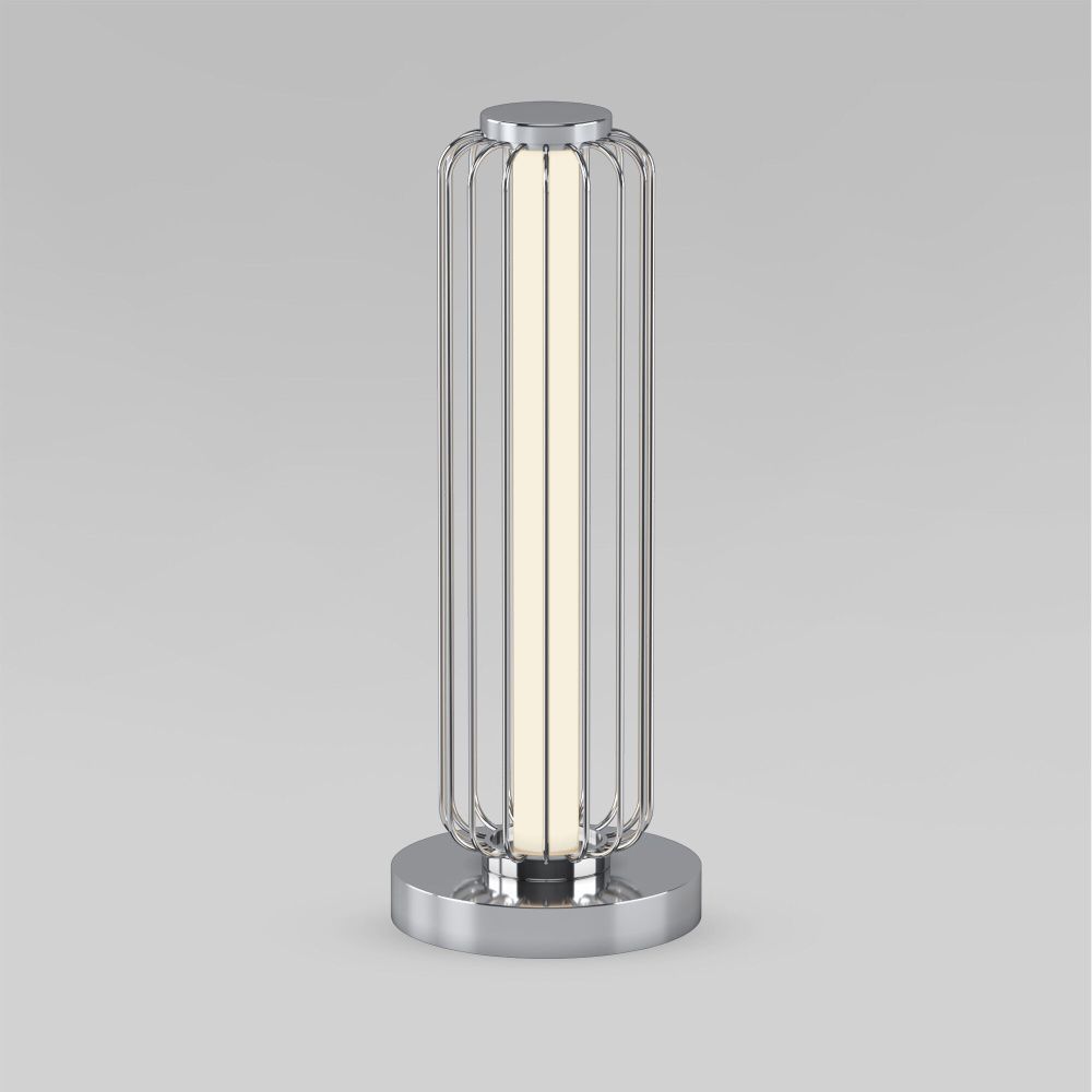 Настольная лампа 40 см, 7W, 4000K, Eurosvet 4690389218590, хром