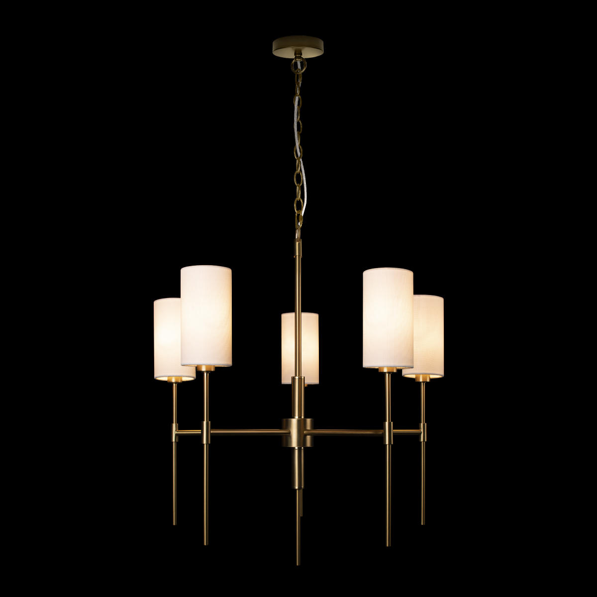 Подвесной светильник 60,5*72/222 см, 5*E14 LOFT IT Comfy 10307 Brass латунь