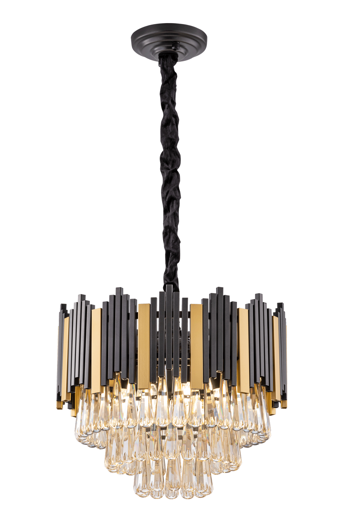 Люстра 390*350, 6*E14, 40W NewRgy Cristallo 5289SA/6C SGT+BRS+CGN, SGT+BRS+CGN