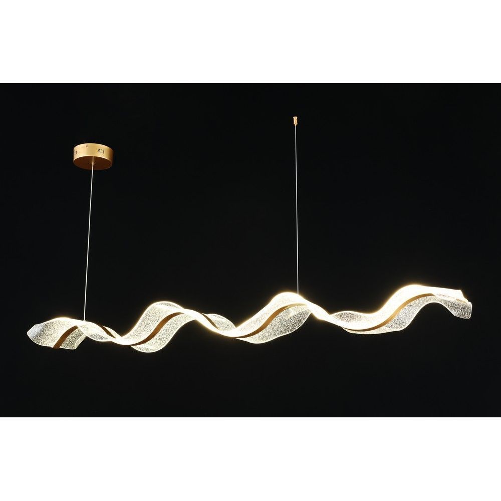 Люстра подвесная 150 см, 50W, 3500K, 10 м2 Aployt Viven APL.080.13.50, золото