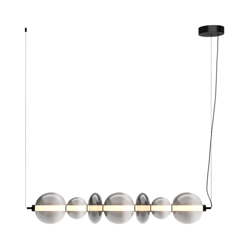 Подвесной светильник 117,5*20*325 см, LED, 40W, 3000К, Maytoni Futuro MOD307PL-L40B3K черный