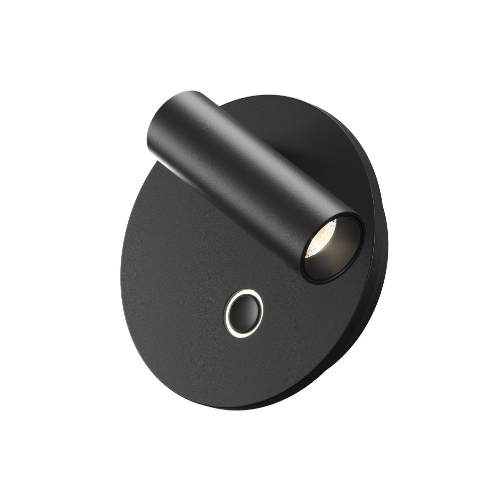 Бра  C176WL-9W-2.7-4K-B **-6,4 см, *LED*9W, K, Maytoni technical Ego C176WL-9W-2.7-4K-B, Черный