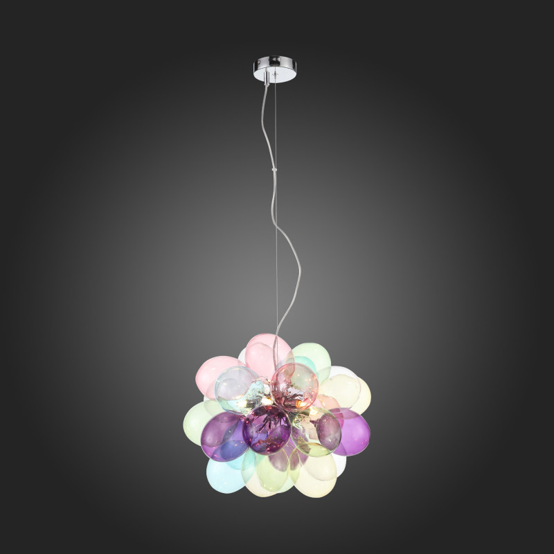 Светильник подвесной 30 см, 30W, 4000K ST LUCE SOSPIRO SL432.153.06 Хром