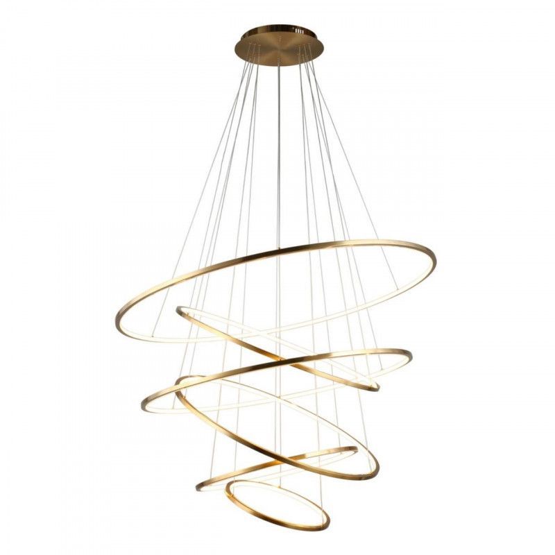 Каскадная люстра 120*120-300 см 243W, 3000K, Aployt Monisia APL.020.03.243, бронзовый