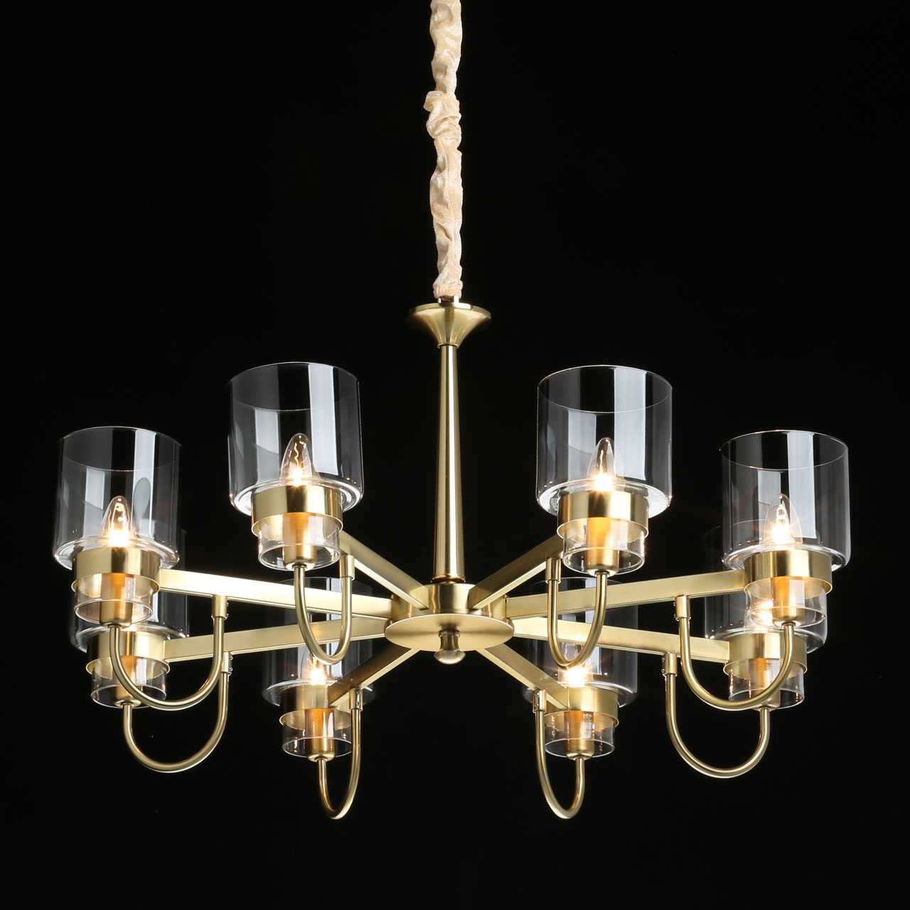 Люстра 78*101 см, 8*E14 бронза MW-Light Элла 483015108