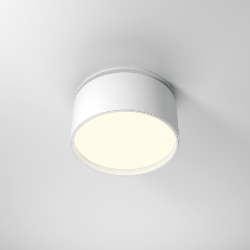 Встраиваемый светильник 8,5*8,5*6,6 см LED, 12W, 4000К, Maytoni Technical ONDA DL024-12W-DTW-W белый