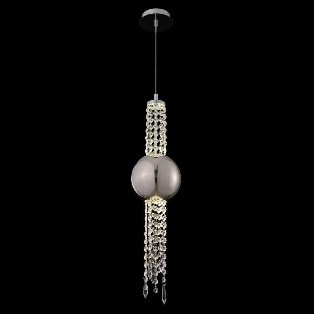 Светильник 15 см, Crystal Lux NAVAJO SP3W LED CHROME, хром