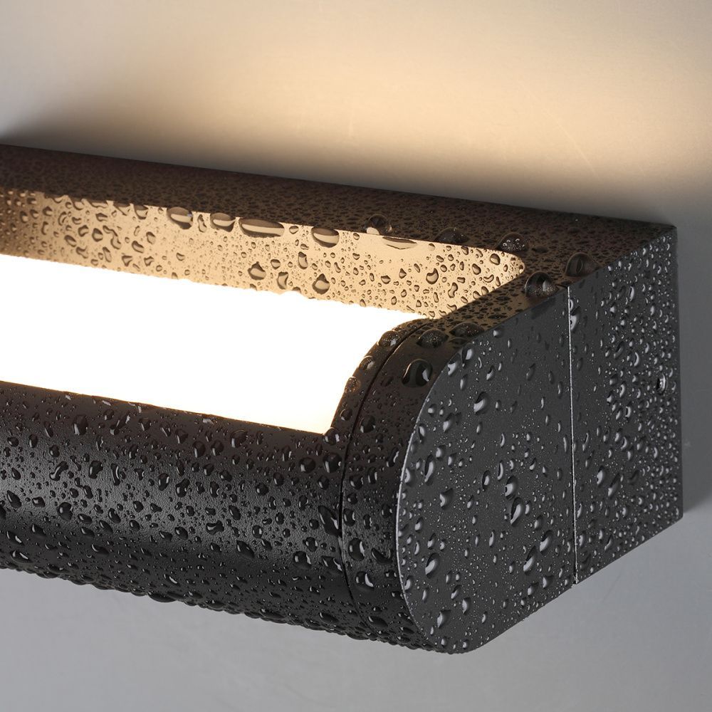 Настенный светильник 18 см, 12W, 3000K, Odeon Light 7117/12WL, черный