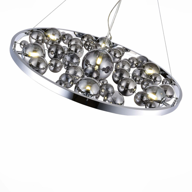 Люстра подвесная 80 см, ST LUCE OLMI SL1510.103.07 Хром