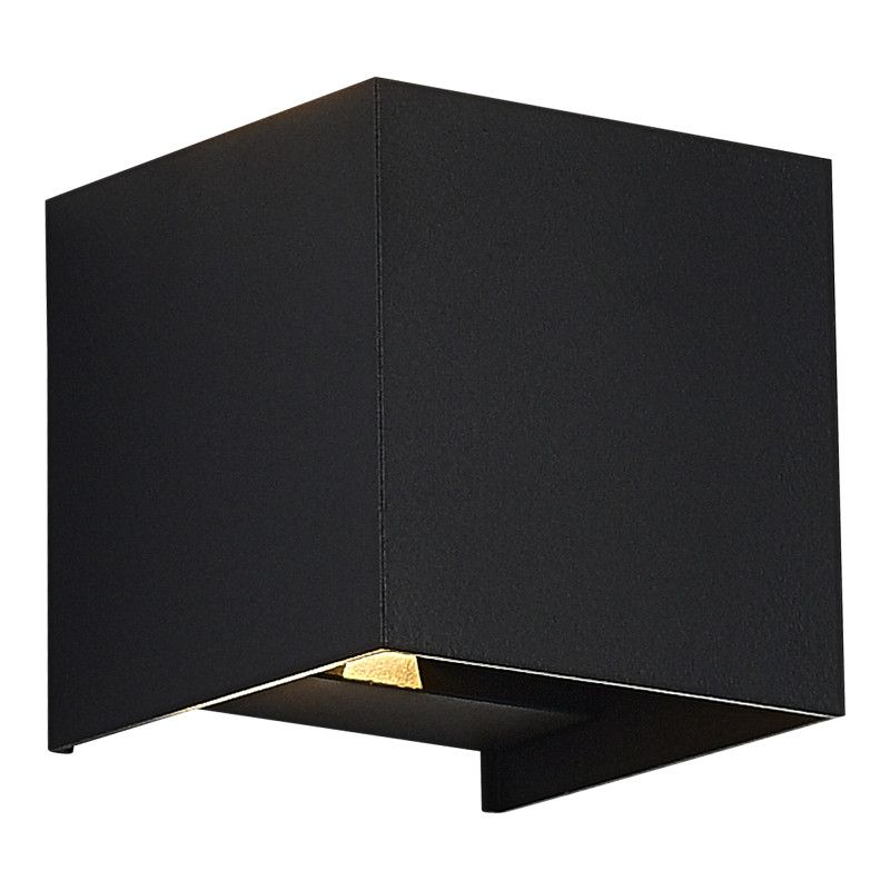 Светильник настенный 10*10*10 см, *LED*10W, 3000K, ST-Luce BRIK SL9513.401.01, черный