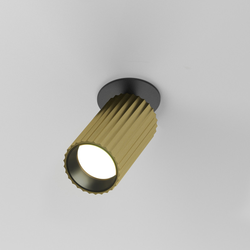 Спот 10*5,6*14,4 см, GU10, 10W, Maytoni Technical calipso C110CL-01-GU10-BS латунный