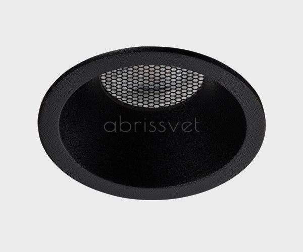 Встраиваемый светильник Megalight M01-1010 black, черный, вр 7,2 см