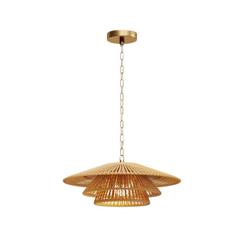 Подвесной светильник 45*45*214,5 см, 1*E27*60W, Maytoni Costa MOD394PL-01BS, латунный