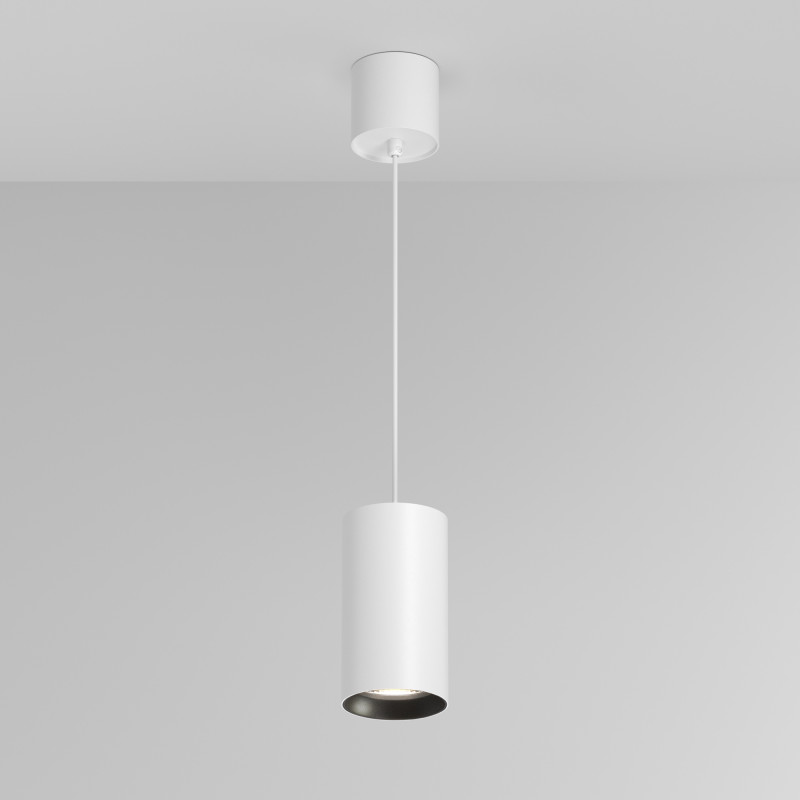 Подвесной светильник 7,5*7,5*13,5 см, LED, 20W, 4000К, Maytoni Technical Vol P100PL-20W4K-W белый