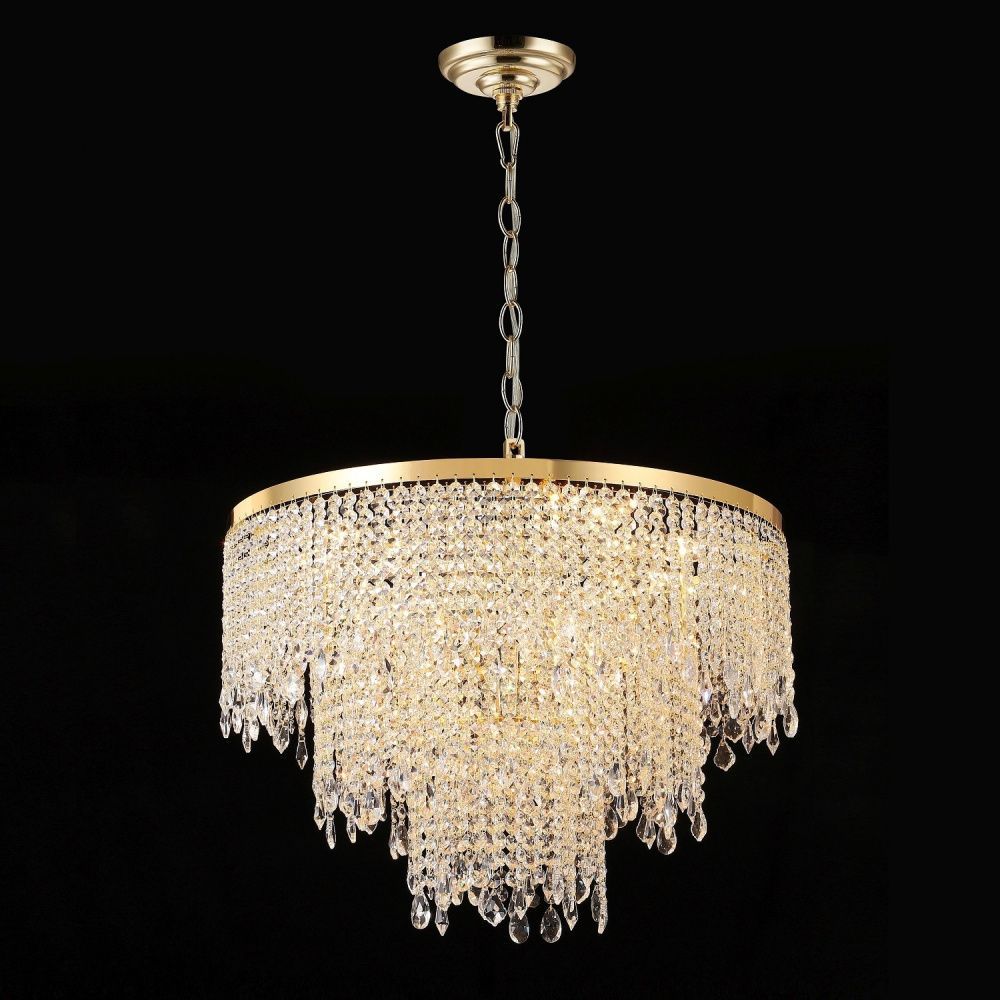 Люстра 60*60*102 см, 12*E14 Gerhort G22044/12GD+CL, Золото