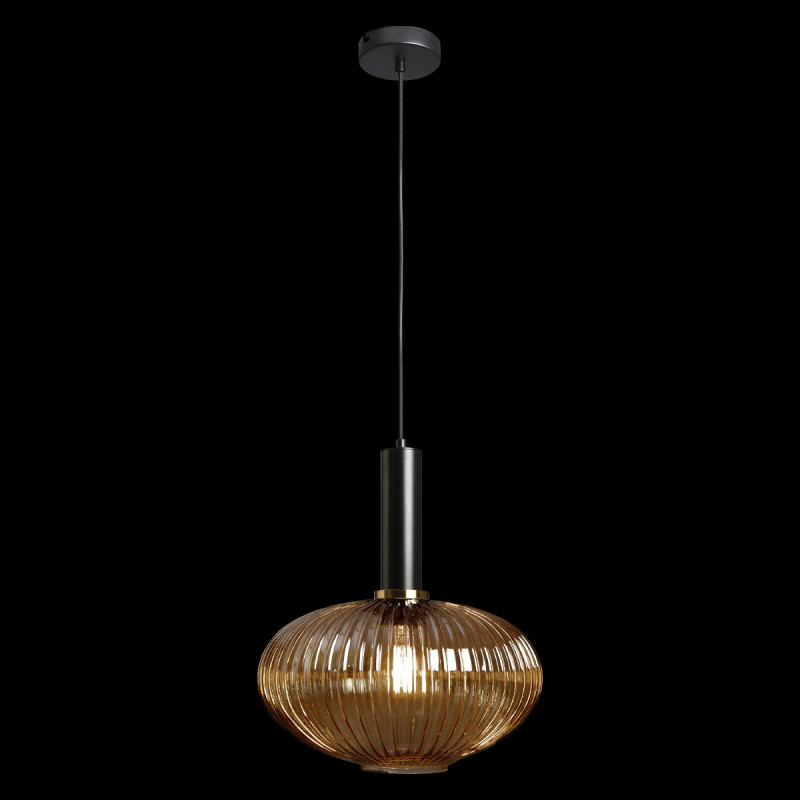 Подвесной светильник 30 см LOFT IT Iris 2071-C+BL черный, латунь