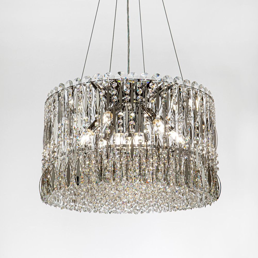 Подвесная люстра 50*50*125 см, Е14 9x40W, Хром MODELUX ML.315.9 CR