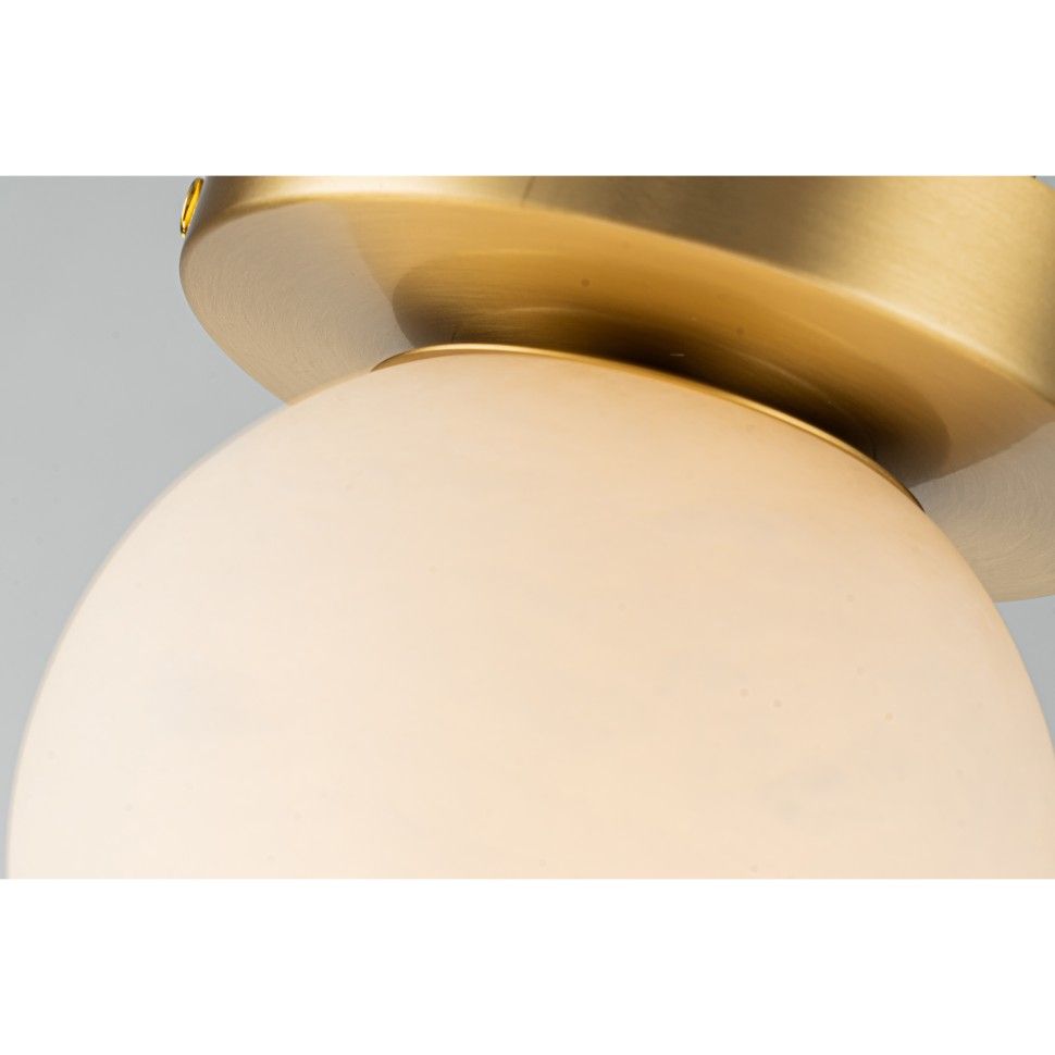 Светильник 12-14 см, 1*G9*40W, Belfast Ravenhill 3333Y BR MB, Латунь