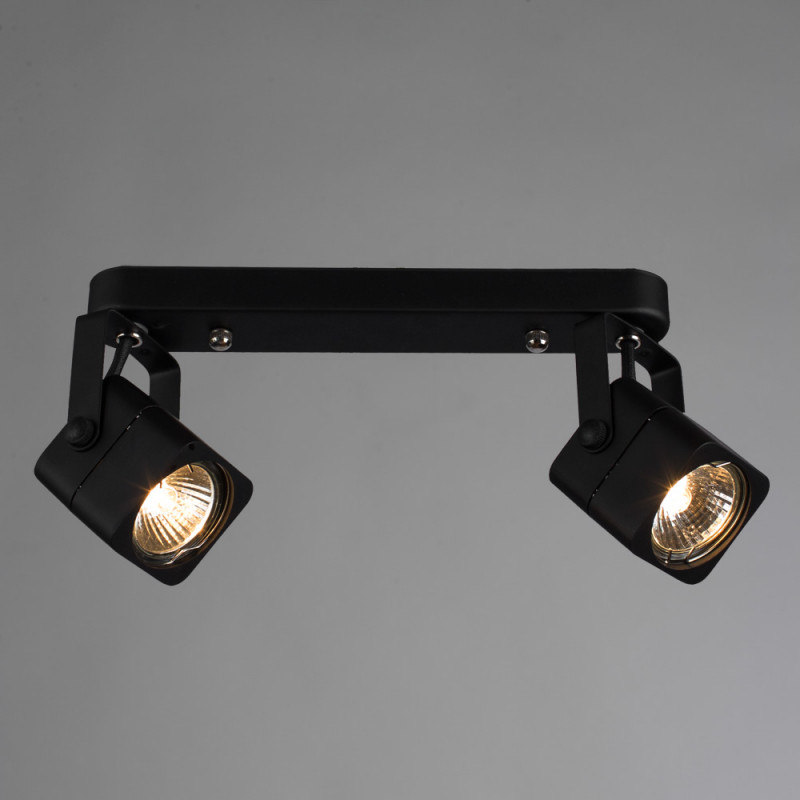 Спот Arte Lamp Lente A1314PL-2BK, черный