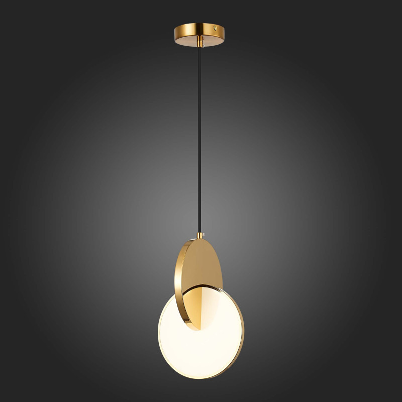 Светильник подвесной 18 см, 12W 3000K ST LUCE Eclisse SL6107.213.01 Золотистый