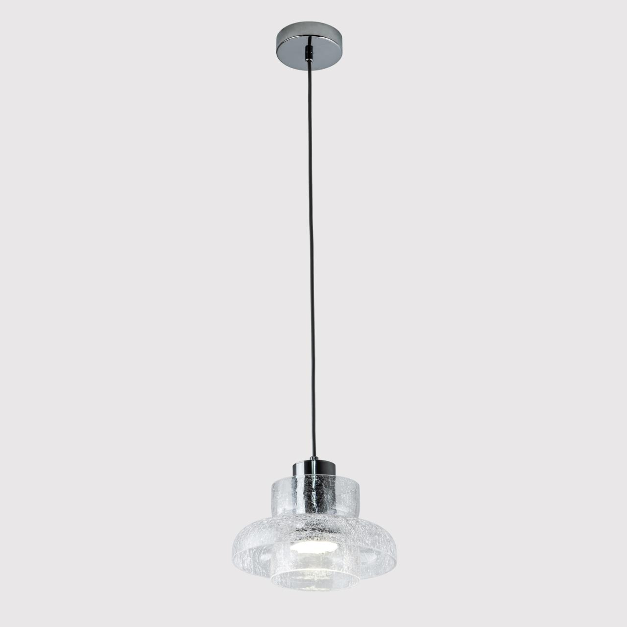 Подвесной светильник 9x22x17см, LED, 10Вт, 3000 / 6500К, Modelux MS.1412.220 CR Хром